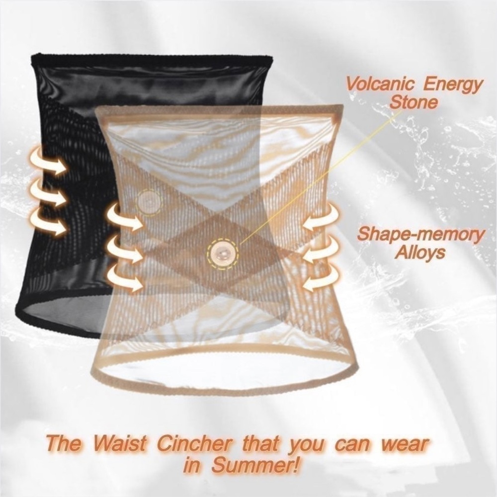 Premium Energizing Waist Cincher w/Memory Alloys
